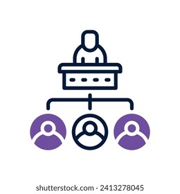 workshop icon. vector dual tone icon for your website, mobile, presentation, and logo design.
