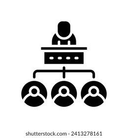 workshop icon. vector glyph icon for your website, mobile, presentation, and logo design.