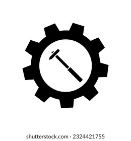 Workshop icon vector. Repair illustration sign. Service center symbol. Engineering logo.