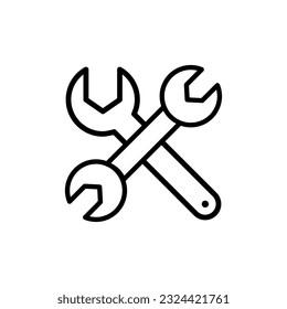 Workshop icon vector. Repair illustration sign. Service center symbol. Engineering logo.