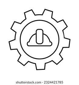 Workshop icon vector. Repair illustration sign. Service center symbol. Engineering logo.