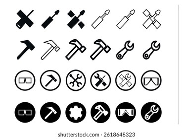 Workshop Icons Set: Teamwork, Strategy, Leadership, Innovation, Collaboration
