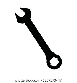 workshop lock icon vector illustration logo design