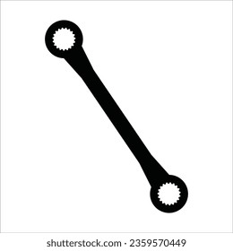 workshop lock icon vector illustration logo design