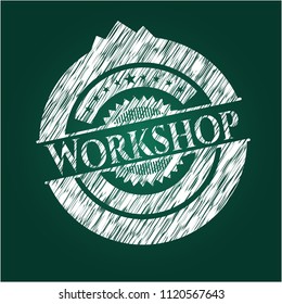 Workshop on chalkboard