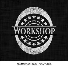 Workshop on chalkboard
