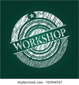 Workshop on chalkboard