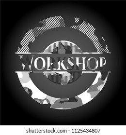  Workshop on grey camo texture