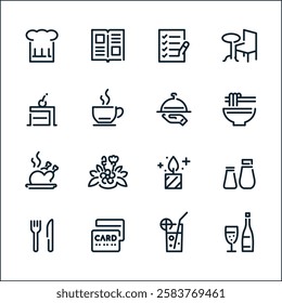 Workshop set of web icons in line style. Business Workshop icons