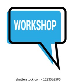 workshop sign,label. workshop speech bubble. workshop tag sign,banner