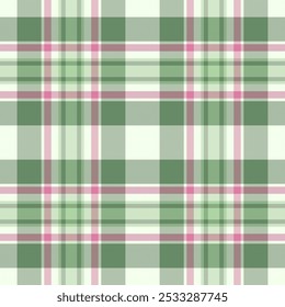 Workshop textile plaid texture, gorgeous tartan seamless check. Checkered vector pattern background fabric in light and pastel colors palette.