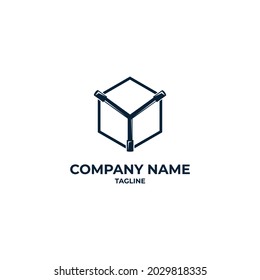 Workshop tool icon on a hexagon shape background. Simple and modern. Can be used as a logo.