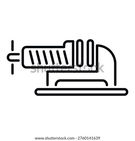 Workshop vise icon representing holding and gripping