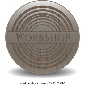 Workshop wooden emblem