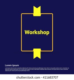 workshop Yellow banner