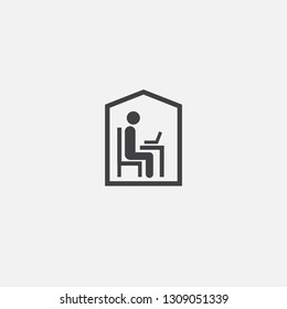 workspace base icon. Simple sign illustration. workspace symbol design. Can be used for web, print and mobile