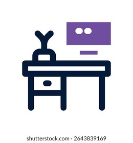 workspace duotone icon. Sleek and modern vector icon for websites, mobile apps, marketing materials, and corporate design. Fully scalable and ready to use.