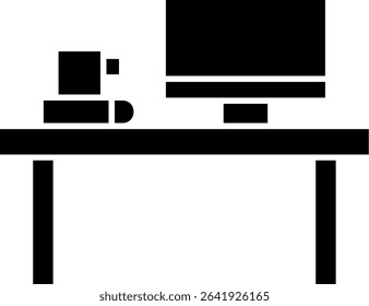 Workspace Glyph Vector Icon Design