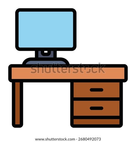 Workspace Icon Element For Design