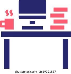 Workspace Icon Fill Vector Illustration