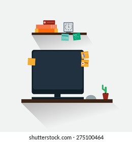 Workspace icon great for any use. Vector EPS10.