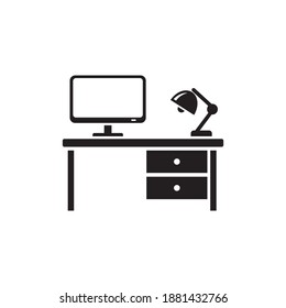 símbolo de icono de área de trabajo vector