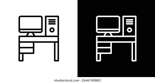 Workspace icon vector simple element illustration editable