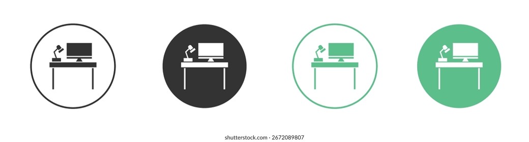 Ícone de espaço de trabalho do seu site ou aplicativo. eps10