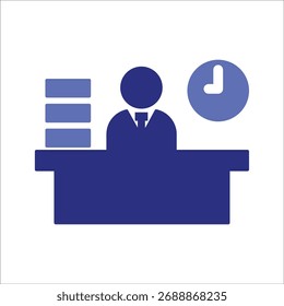 workspace icons. simple colored vector