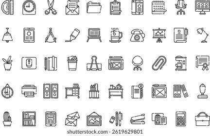 Workspace icons Simple vector icon. Illustration symbol design template for web mobile UI element. 
