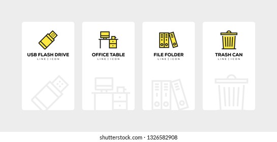 WORKSPACE LINE ICON SET