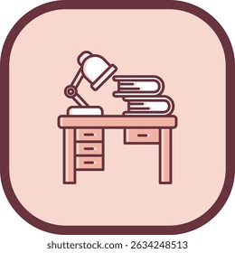 Workspace Line vector Icon Design