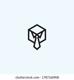 Workspace logo. tie icon