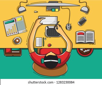 Workspace Person Vector
