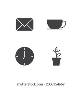 workspace set icon, isolated workspace set sign icon, vector illustration