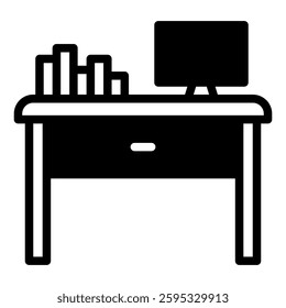Workspace simple icon vector illustration for ui ux needs