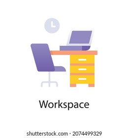 Workspace vector Gradient  Icon Design illustration. Activities Symbol on White background EPS 10 File