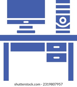 Workspace vector icon. Can be used for printing, mobile and web applications.