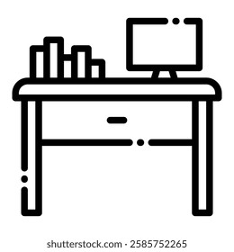Workspace vector illustration icon for your business needs