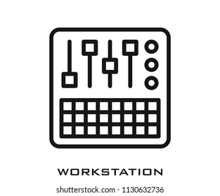 Workstation icon signs