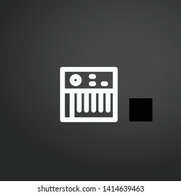 Workstation vector icon. Workstation concept stroke symbol design. Thin graphic elements vector illustration, outline pattern for your web site design, logo, UI. EPS 10.