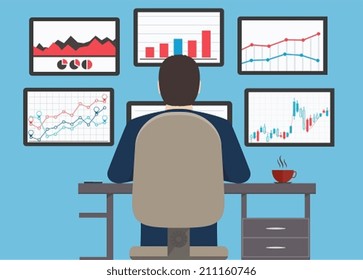 Workstation, web analytics information and development website statistic.