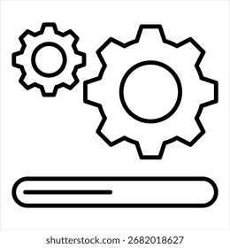 Vetor de Ilustração do Ícone de Atualização de Fluxo de Trabalho