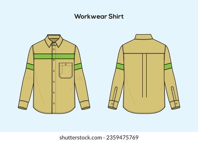 Workwear is clothing worn for work , especially work that involves manual labor. Often those employed within trade industries elect to be outfitted