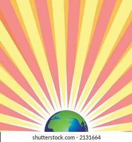 World abstract design