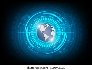 World abstract technology