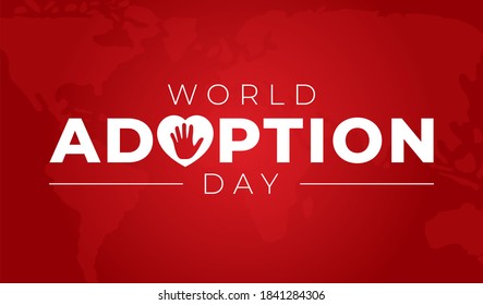 World Adoption Day Background Illustration