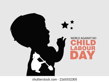 World Against Child Labour Day Stock Vector (Royalty Free) 2165552305 ...