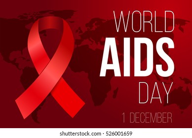 World Aids Day 1st December World Stock Vector (royalty Free) 526001659 