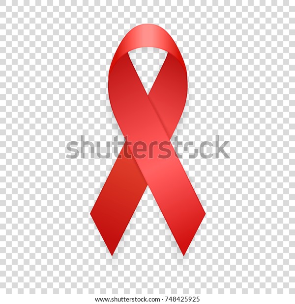 世界エイズデー 12月1日 透明グリッドの背景にリアルな赤いリボンテンプレートの接写 エイズ認識のコンセプト ベクター画像eps10イラスト のベクター画像素材 ロイヤリティフリー